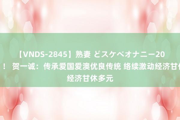 【VNDS-2845】熟妻 どスケベオナニー20連発！！ 贺一诚：传承爱国爱澳优良传统 络续激动经济甘休多元