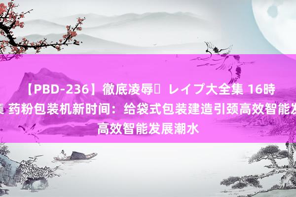 【PBD-236】徹底凌辱・レイプ大全集 16時間 第2集 药粉包装机新时间：给袋式包装建造引颈高效智能发展潮水