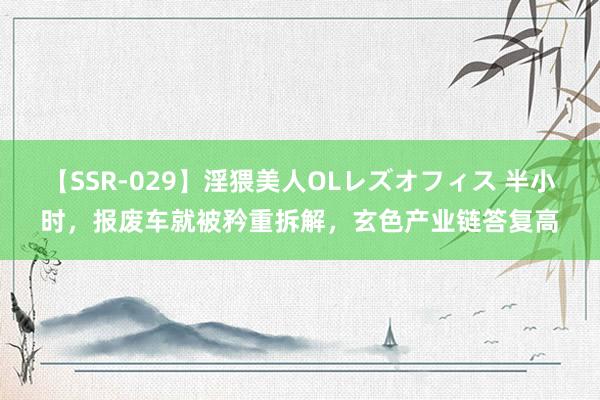 【SSR-029】淫猥美人OLレズオフィス 半小时，报废车就被矜重拆解，玄色产业链答复高