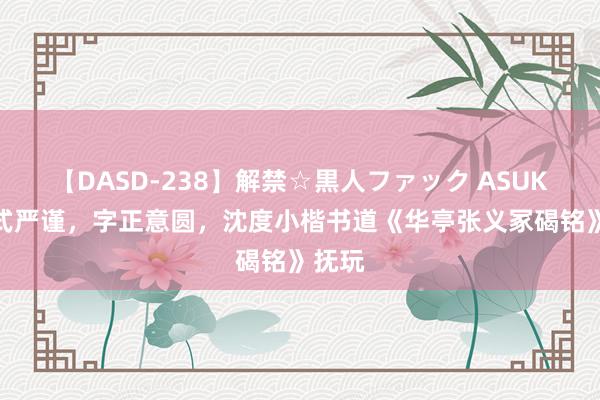 【DASD-238】解禁☆黒人ファック ASUKA 法式严谨，字正意圆，沈度小楷书道《华亭张义冢碣铭》抚玩